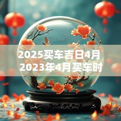 2025买车吉日4月 2025年4月买车时黄道吉日