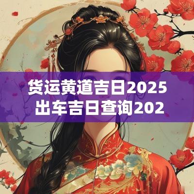 货运黄道吉日2025 出车吉日查询2025