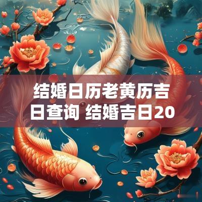 结婚日历老黄历吉日查询 结婚吉日2025年老黄历查询表