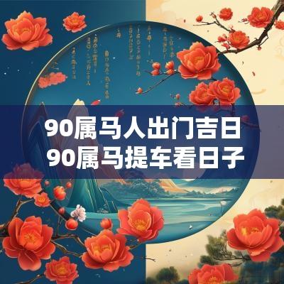 90属马人出门吉日 90属马提车看日子选黄道吉日