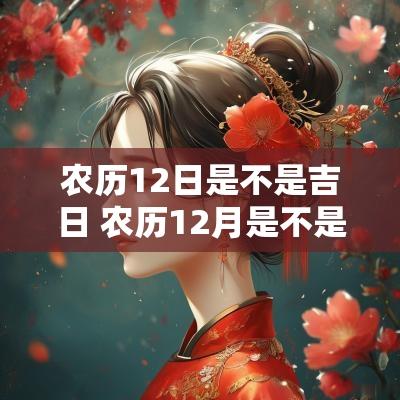 农历12日是不是吉日 农历12月是不是吉日