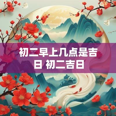初二早上几点是吉日 初二吉日
