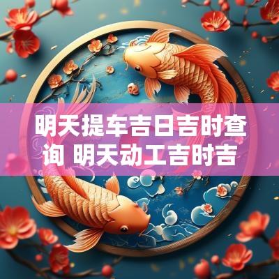 明天提车吉日吉时查询 明天动工吉时吉日查询