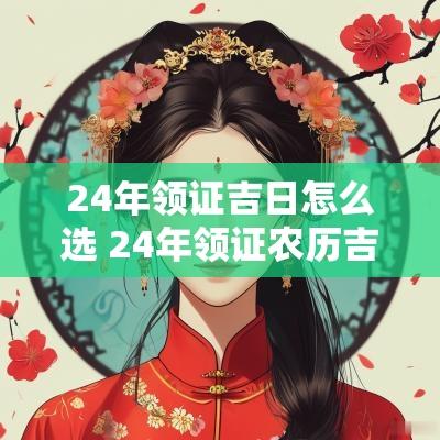 24年领证吉日怎么选 24年领证农历吉日