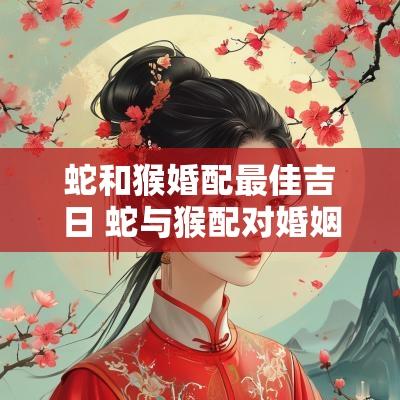 蛇和猴婚配最佳吉日 蛇与猴配对婚姻及命运