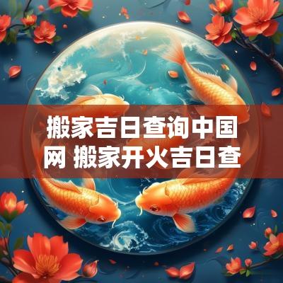 搬家吉日查询中国网 搬家开火吉日查询