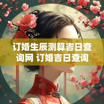 订婚生辰测算吉日查询网 订婚吉日查询表