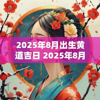 2025年8月出生黄道吉日 2025年8月黄道吉日生孩子