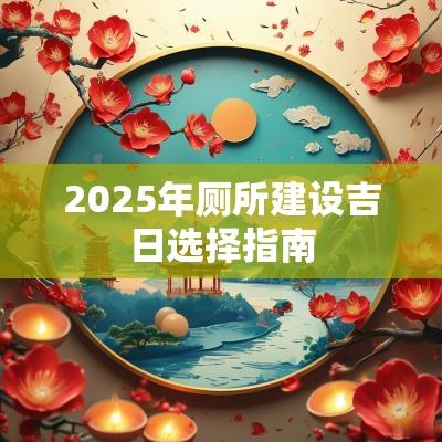 2025年厕所建设吉日选择指南