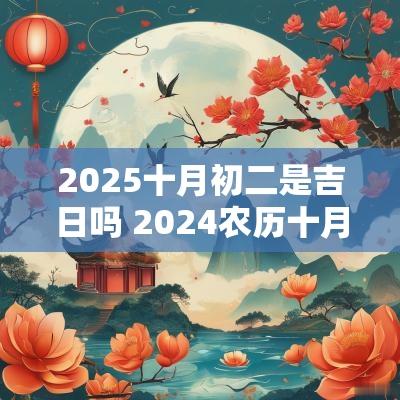 2025十月初二是吉日吗 2025农历十月初二是黄道吉日吗