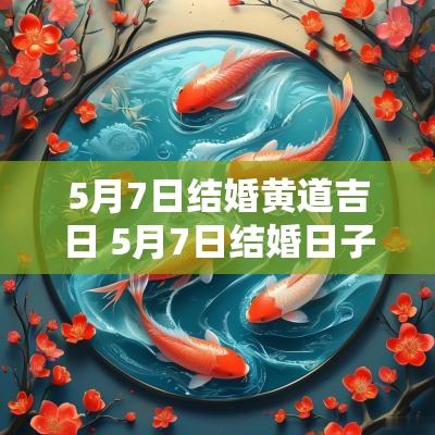 5月7日结婚黄道吉日 5月7日结婚日子好不好