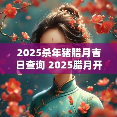 2025杀年猪腊月吉日查询 2025腊月开光吉日