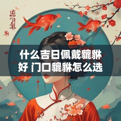 什么吉日佩戴貔貅好 门口貔貅怎么选吉日