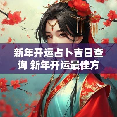新年开运占卜吉日查询 新年开运最佳方案