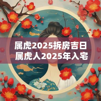 属虎2025拆房吉日 属虎人2025年入宅吉日