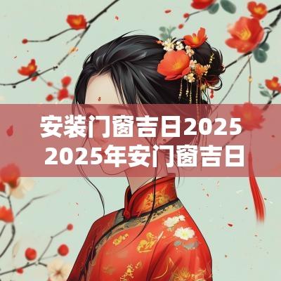 安装门窗吉日2025 2025年安门窗吉日