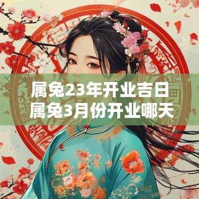 属兔23年开业吉日 属兔3月份开业哪天日子最好