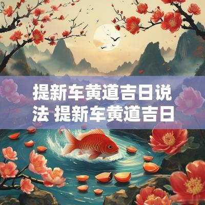 提新车黄道吉日说法 提新车黄道吉日正月二十五