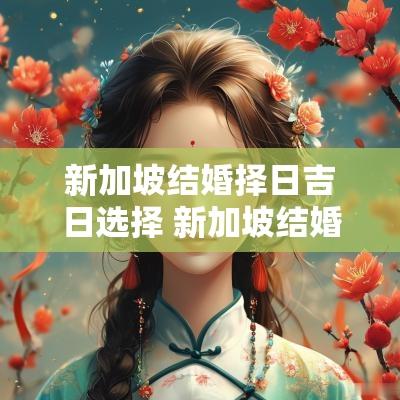 新加坡结婚择日吉日选择 新加坡结婚