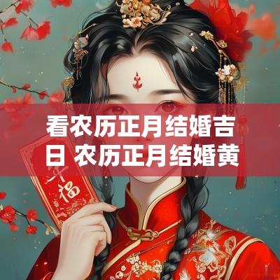 看农历正月结婚吉日 农历正月结婚黄道吉日