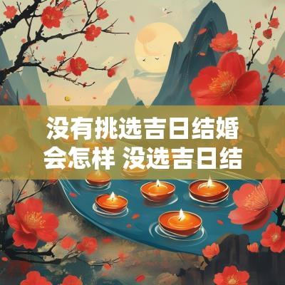 没有挑选吉日结婚会怎样 没选吉日结婚会咋样