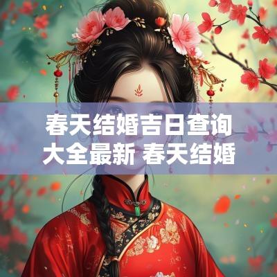 春天结婚吉日查询大全最新 春天结婚备婚