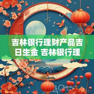 吉林银行理财产品吉日生金 吉林银行理财吉享人生