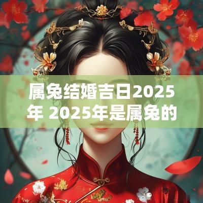 属兔结婚吉日2025年 2025年是属兔的大运吗