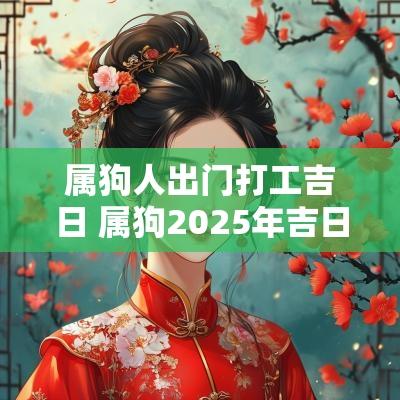 属狗人出门打工吉日 属狗2025年吉日