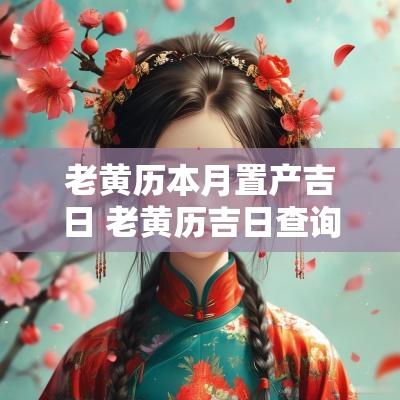 老黄历本月置产吉日 老黄历吉日查询2025年1月安床