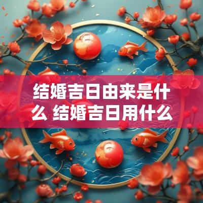 结婚吉日由来是什么 结婚吉日用什么黄历