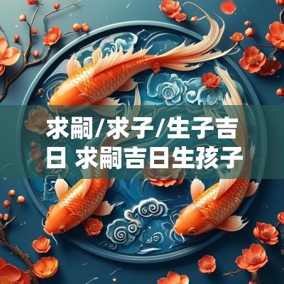 求嗣/求子/生子吉日 求嗣吉日生孩子