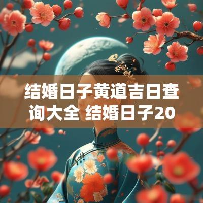 结婚日子黄道吉日查询大全 结婚日子2025黄道吉日查询