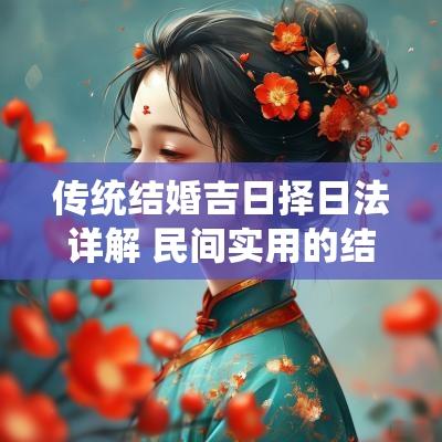 传统结婚吉日择日法详解 民间实用的结婚择吉选日子择日法