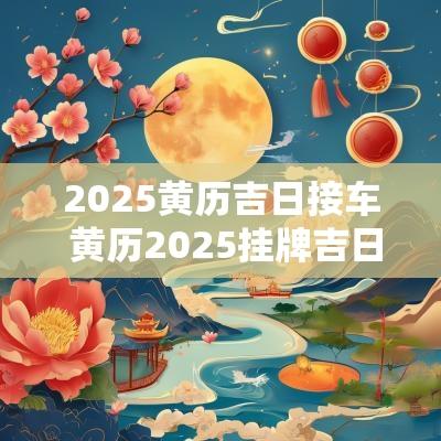 2025黄历吉日接车 黄历2025挂牌吉日