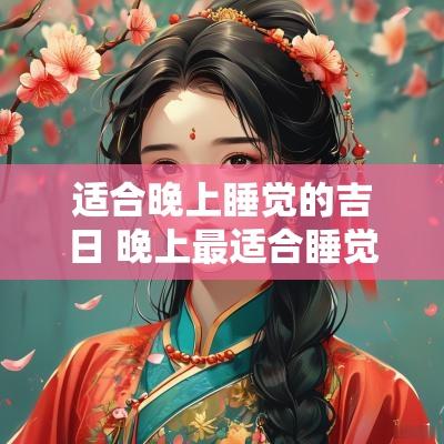 适合晚上睡觉的吉日 晚上最适合睡觉的时间