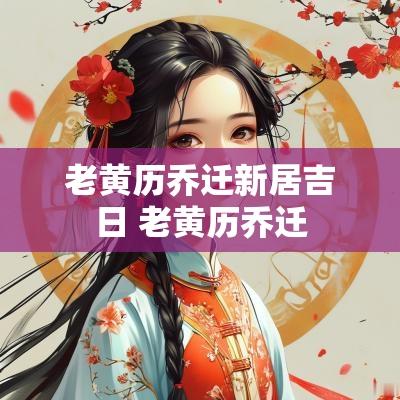 老黄历乔迁新居吉日 老黄历乔迁