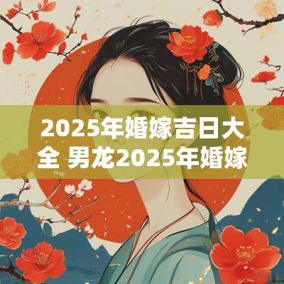 2025年婚嫁吉日大全 男龙2025年婚嫁吉日
