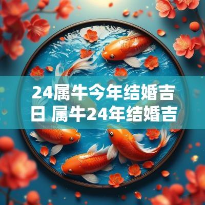 24属牛今年结婚吉日 属牛24年结婚吉日一览表