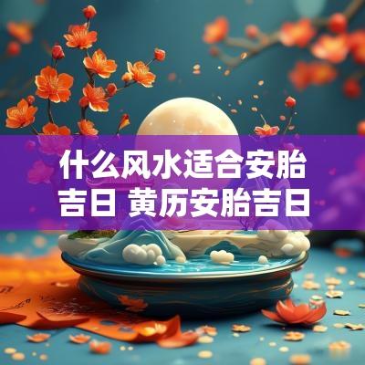 什么风水适合安胎吉日 黄历安胎吉日