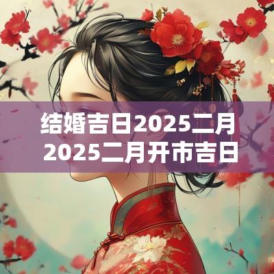 结婚吉日2025二月 2025二月开市吉日