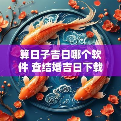 算日子吉日哪个软件 查结婚吉日下载哪个软件好