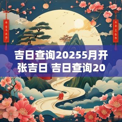 吉日查询20255月开张吉日 吉日查询2025年6月开业吉日