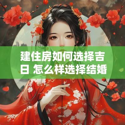 建住房如何选择吉日 怎么样选择结婚吉日