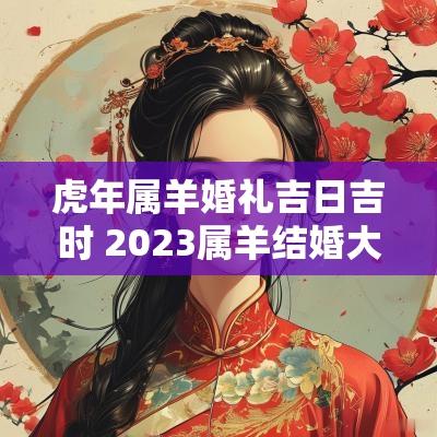 蛇年属羊婚礼吉日吉时 2025属羊结婚大吉日