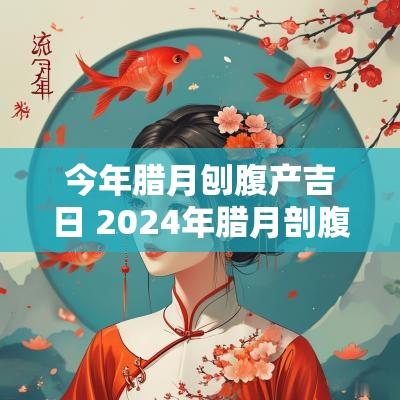 今年腊月刨腹产吉日 2025年腊月剖腹产吉日