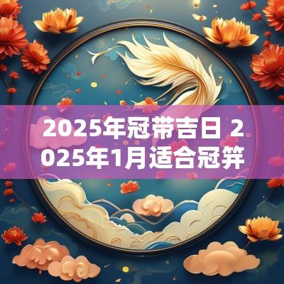 2025年冠带吉日 2025年1月适合冠笄的日子