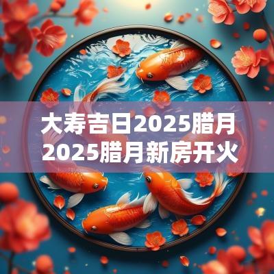 大寿吉日2025腊月 2025腊月新房开火吉日