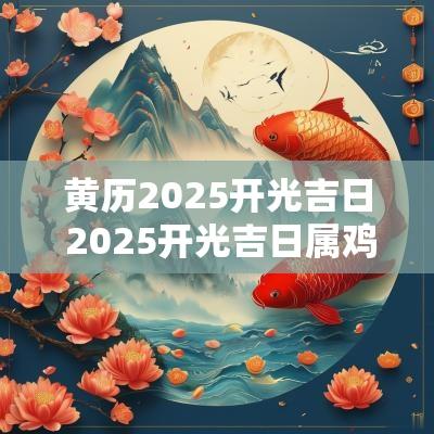 黄历2025开光吉日 2025开光吉日属鸡