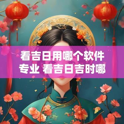 看吉日用哪个软件专业 看吉日吉时哪个软件最准